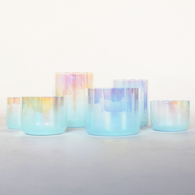 quartz crystal singing bowl set