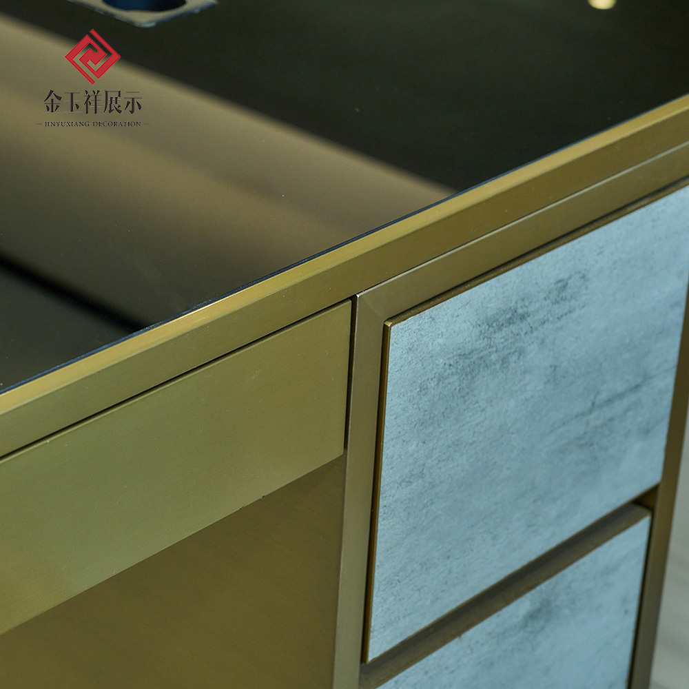Gold Jewelry Display Cabinet