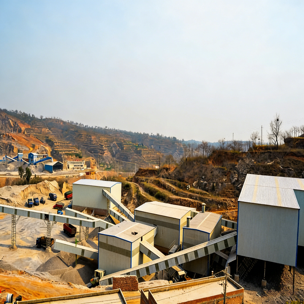 Eco-friendly aggregate plant