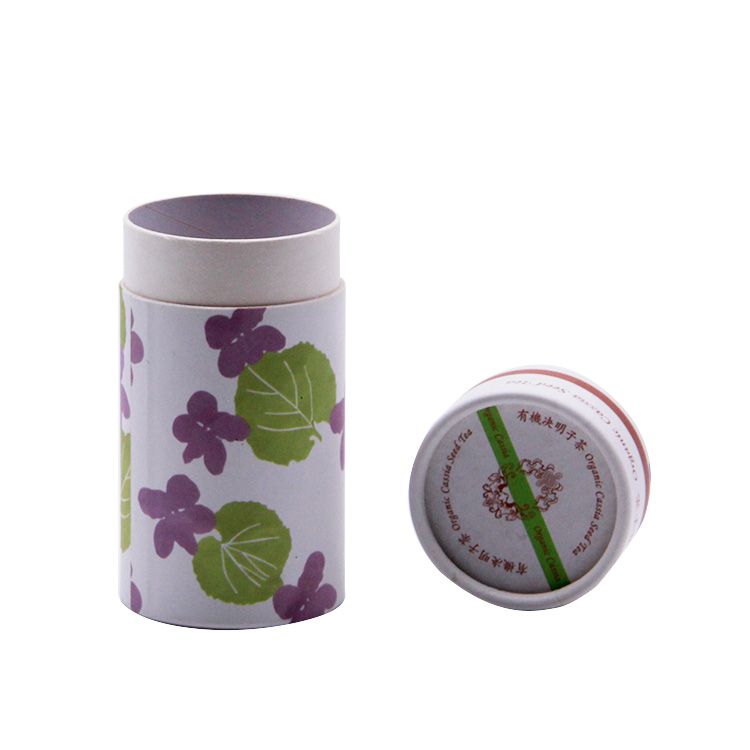 luxuryfrosted candles jar custom paper tube gift box