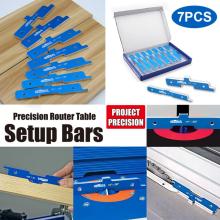 7PCS Precision Router Table Set Up Bars