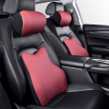 JINSERTA PU Leather Car Neck Pillow Auto Seat Back Head Support Lumbar Rest Travel Pillow Headrest for Universal Car Accessorie