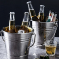 OAPE 0.8L 3L Metal Champagne Beer Wine Cooler Multiple Sizes Single KTV Bar Party Home Stainless Steel Ice Bucket With Handle