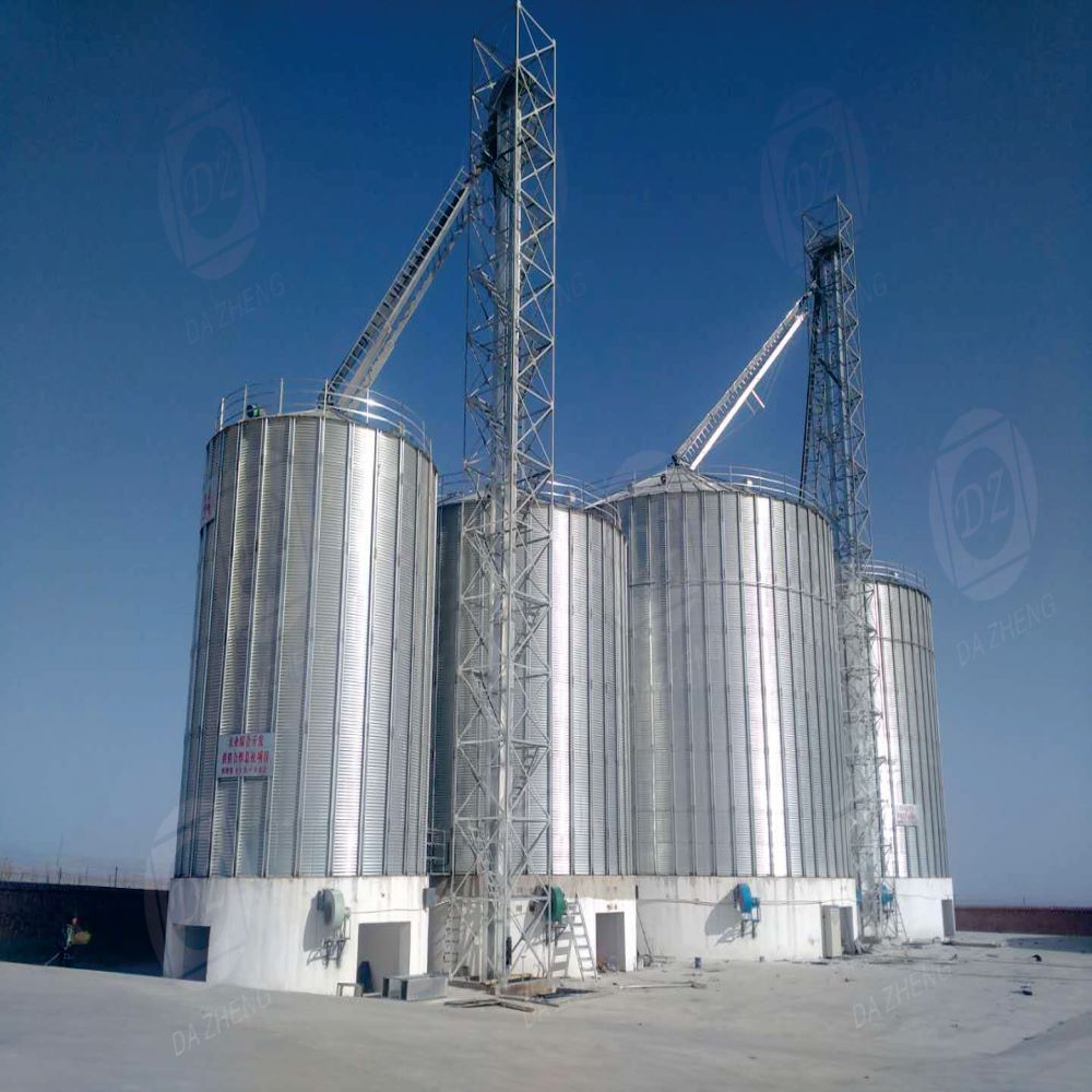 Steel silos for grain storage