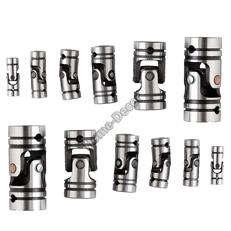 1pcs 4/5/6/8/10/12/14/16/18/20/22mm Metal Universal Joint Boat Metal Cardan Joint Gimbal Couplings Universal Joint Connector