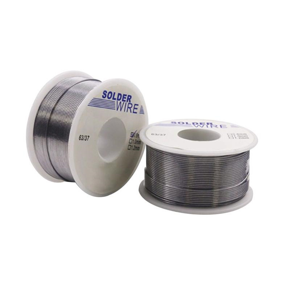 HOT 50g 0.8/1.0MM 63/37 FLUX 2.0% 45FT Tin Lead Tin Wire Melt Rosin Core Solder Soldering Wire Roll No-clean