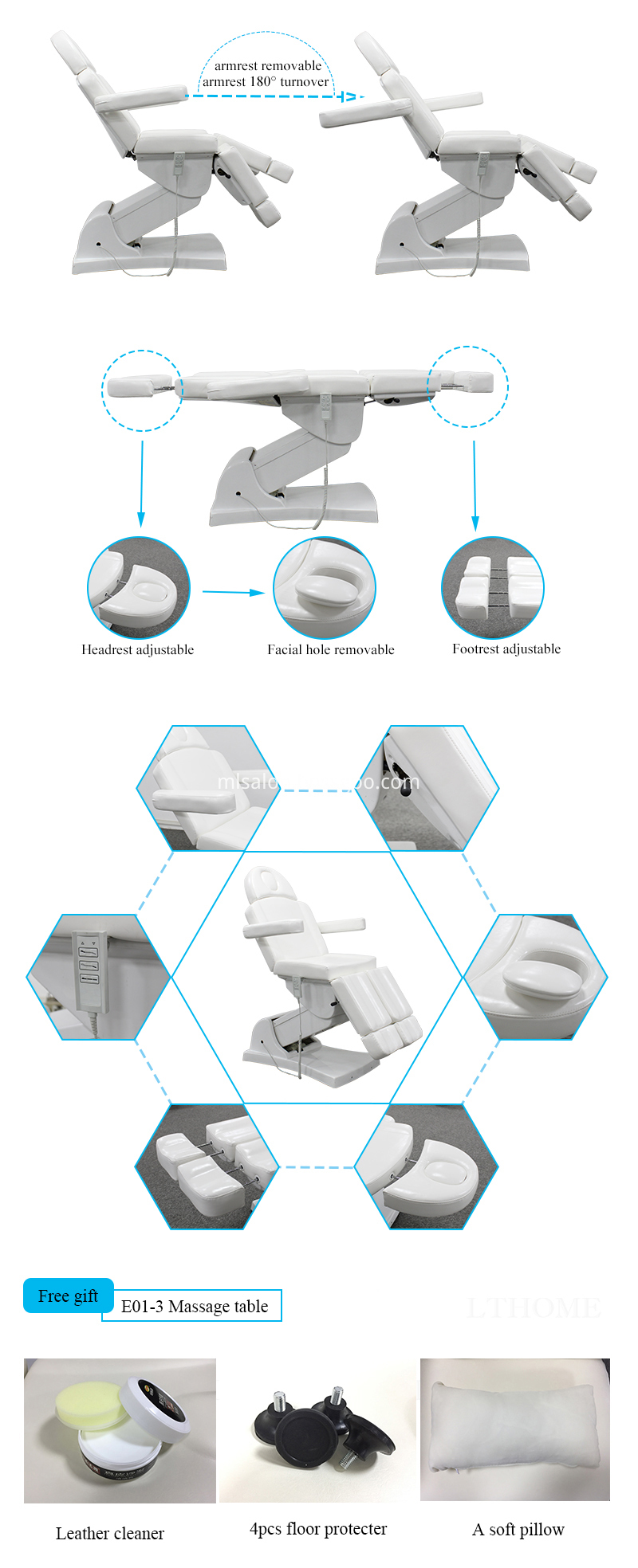 electirc facail bed