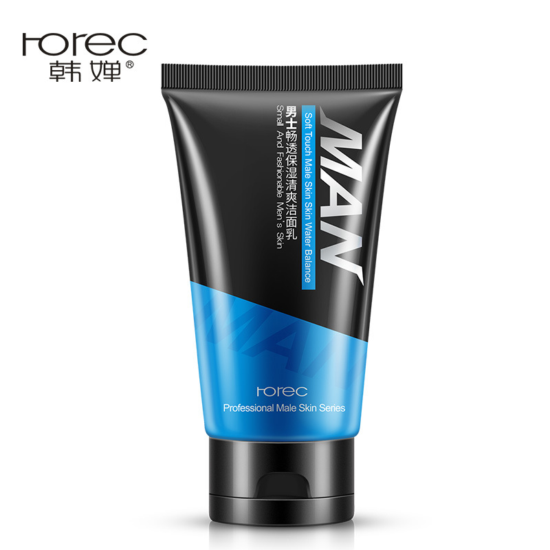 HOREC MEN'S Facial cleanser cool mineral mud cleanser face care Man face care Face Washing Product Cleanser 100g