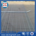 Galvanised wire mesh fence panels