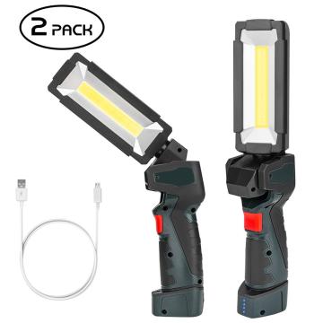 5 Modes COB LED Work Light Flashlight Lantern Built-in Recharge Battery Camping Torch 360 Degree Rotate Magnet Emergency Light