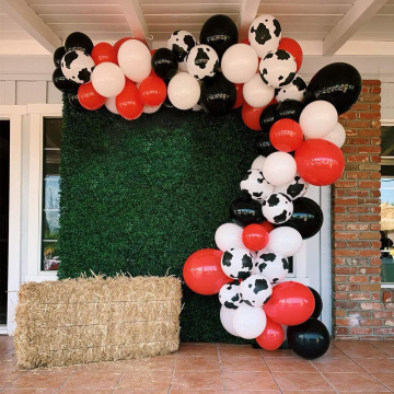 100pcs Balloon Garland Arch Kit Garland Party Balloons Farm Birthday Party Cow Farm Birthday Party Decoration