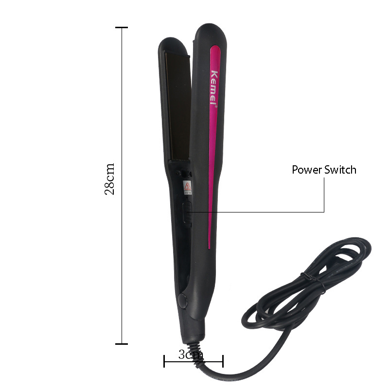 Km-9941 Negative Ion Hair Conditioner Straight Hair Curling Dual Purpose Perm Without Injury Straightening Splint Machine