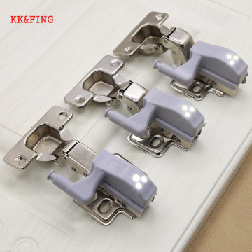 KK&FING 5PCS LED Cabinet Hinge Light Kitchen Cupboard Bedroom Cabinet Wardrobe Closet Sensor Touch Lamp 0.25W Inner Lighting