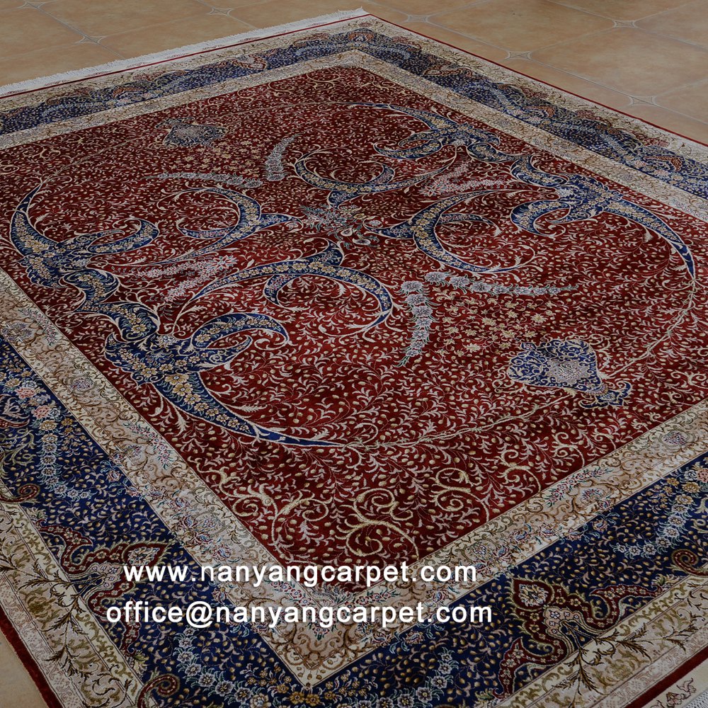 Red Kashmir Rug 8x10