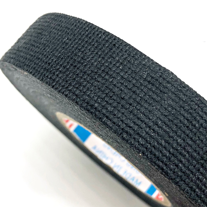 19mmx25m Black Tesa Coroplast Adhesive Cloth Tape for Car Cable Harness Wiring Loom Auto Styling Car Stickers Adhesive Felt Tape