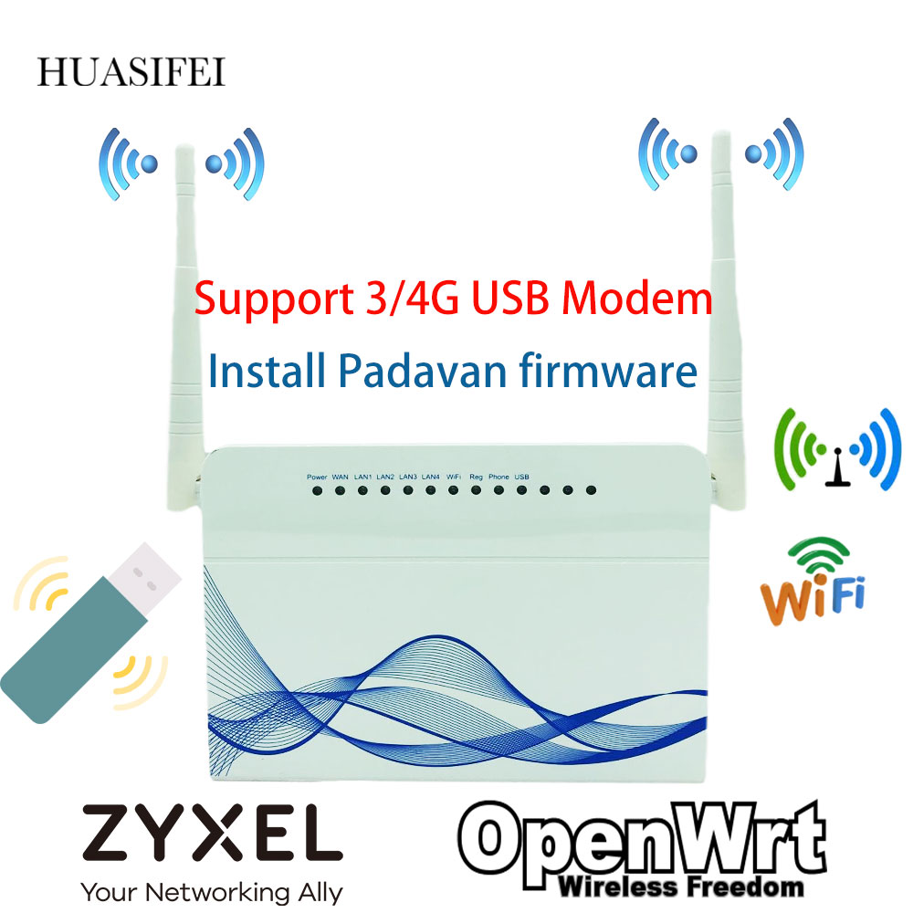 Suitable for USB modem wireless WiFi router 3G/4G USB modem and 2 external antennas 802.11g 300Mbps openWRT/Omni II VPN router