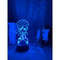 Chibi Naruto Uzumaki 3D Lamp Battery Powered Decorative Light for Room Led Night Light Lamp Acrylic Cool Present for Teenager