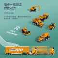 Tractor Alloy Engineering Vehicle Parking Lot Car Set Toys For Children Music And Light Toy Boy Construction Site Toy Excavator