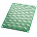 1pcs 7x9 cm PROTOTYPE PCB 7*9cm panel double coating/tinning PCB Universal Board double Sided PCB 2.54MM board Green