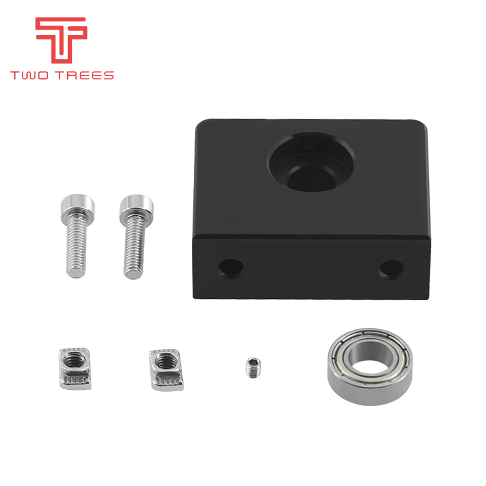 3D Printer Parts Aluminum Z-Axis Leadscrew Top Mount For Tornado CR10 Creality ENDER 3 Metal Z-Rod Bearing Holder BLUER