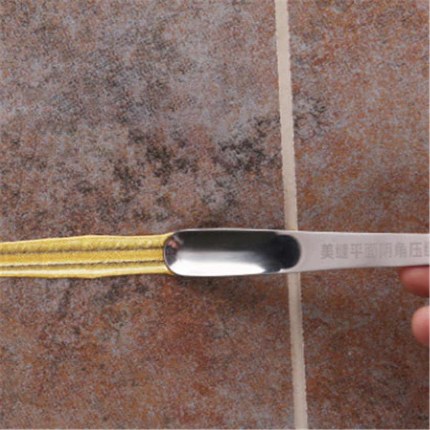 Stainless Steel Yin Yang Corner Beauty Shovel Press Bar Putty Knife Scraper Construction Tools For Floor Wall Ceramic Tile Grout