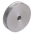 Silver Aluminum Alloy 41x16MM Single Groove 6-12MM Fixed Bore Pulley for Motor Shaft 3-5MM PU Round Belt