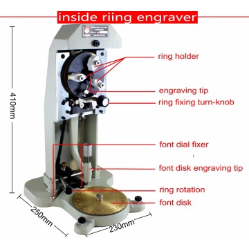 NEW! RING ENGRAVING MACHINE, INSIDE RING ENGRAVER, LETTER & NUMBER FONT ENGRAVING ON RING, JEWELRY MAKING TOOL, JEWELLER MACHINE