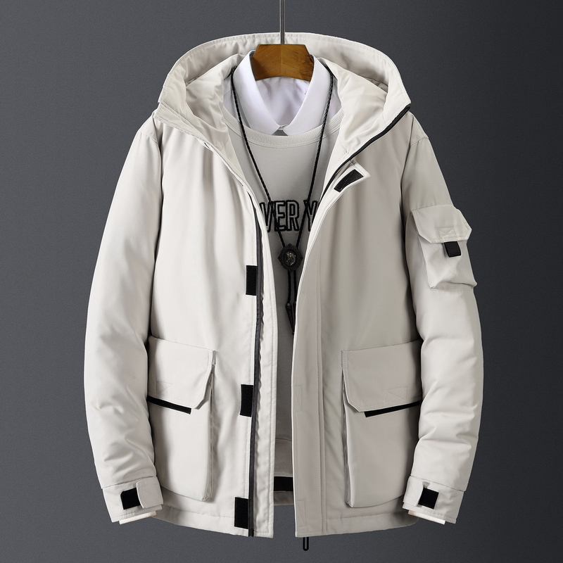 2019 High quality men's winter jacket thick snow parka overcoat white duck down jacket men wind breaker brand Tace down coat 057