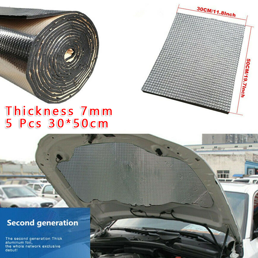 Insulation Car Sound Heat Insulation Mat Heat Mat 50x30cm Accessory Universal