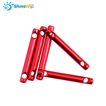 4pcs Outdoor Aluminum Tent Wind Stopper Tent Rope Adjust Stick Stopper Camping Tent Buckle Adjustment Buckles