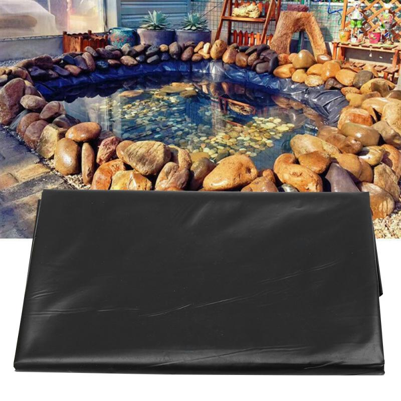 10x5ft Fish Pond Liner Durable HDPE Landscaping Pool Easy Install Lightweight Outdoor Garden Rainproof Waterproof Seam Tape