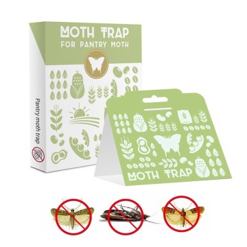 6pcs/lot Effective Pheromone Pantry Cloth Moth Trap Insects Mole Repeller Pest Reject Fly Trap Insects Home Valley Moth Killer