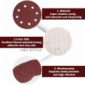 10pcs/set Sandpaper 125mm Sanding Discs Round Disk Sand Sheets Grit 60-2000 Hook and Loop Sanding Disc For Sander Grits