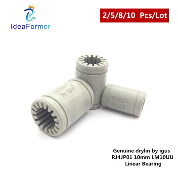 Genuine drylin by igus RJ4JP01 Non-counterfeit 10mm LM10UU linear bearing For Reprap Anet A8 Prusa I3 3D Printer CNC Shaft Parts