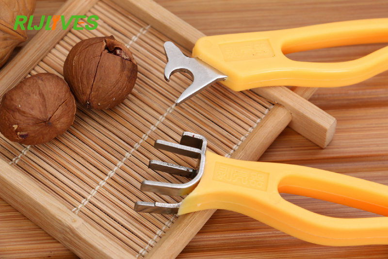 RLJLIVES 2 pcs/set Multi-function Pecan Nut Cracker Plastic+Stainless Steel Walnut Sheller Small Tools Home Kitchen Appliances