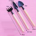 3Pcs Mini Shovel Survival Spade Garden Supplies Creative Portable Plant Small Rake Beach Soil Scoop Growing Decor Gardening Tool