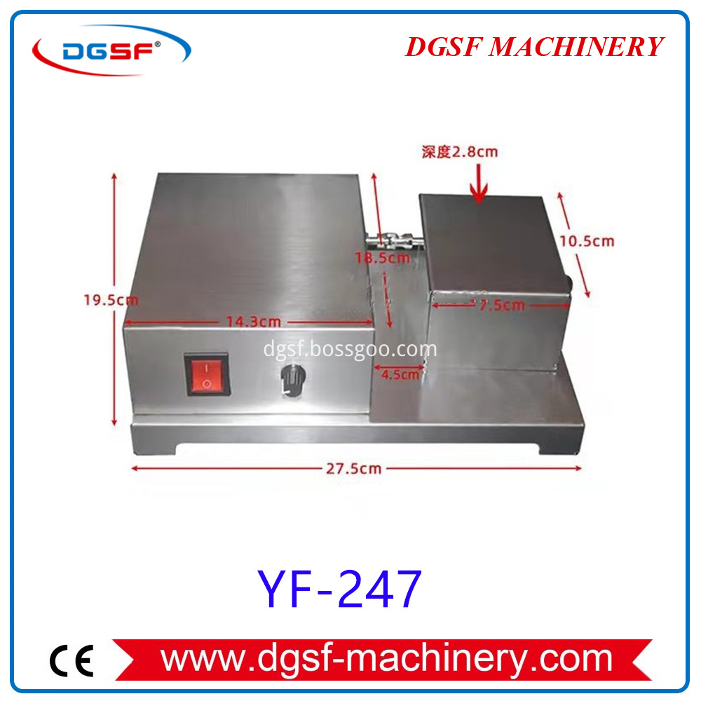 Single Side Electrical Leather Edge Coloring Machine