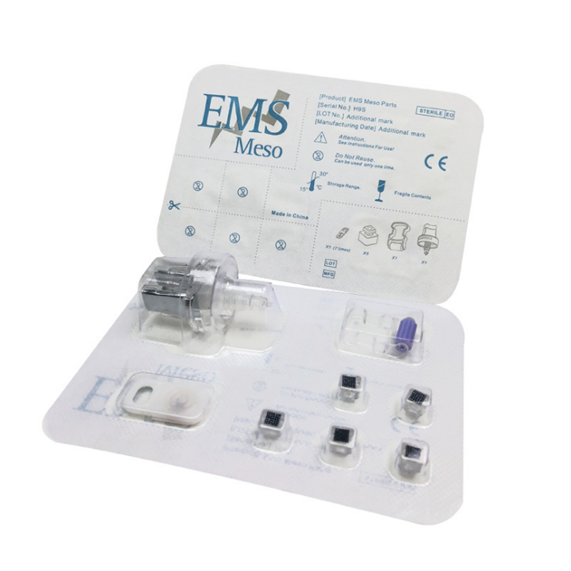 1 Set EMS Mesotherapy Needle Monocrystalline Silicon Chip Replacement Head for Mesotherapy Gun Moisturizing Mesogun Injector