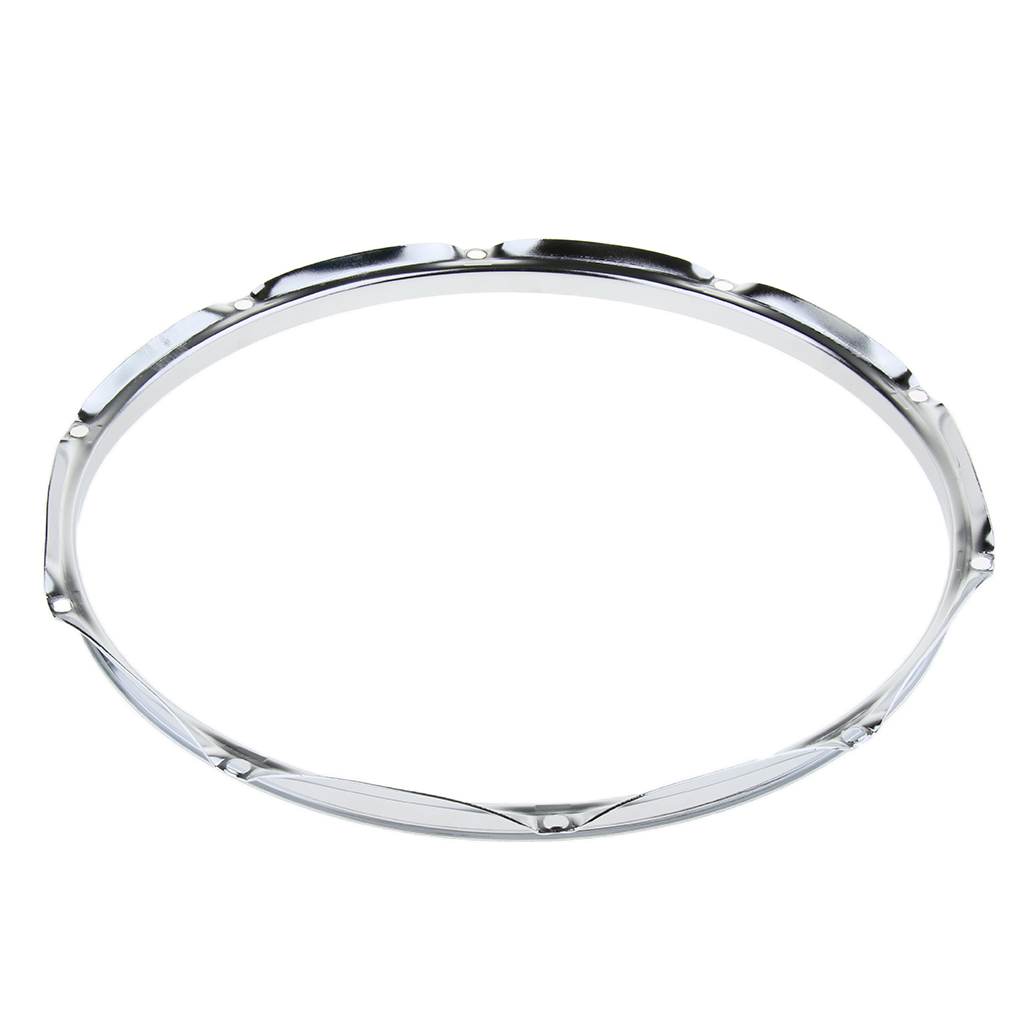 Sunnimix 1 Pair 14inch Sanre Drum Hoop Ring Rim Die Cast Hoops for Drum Set Kit Replacement Parts Thick 1.2mm