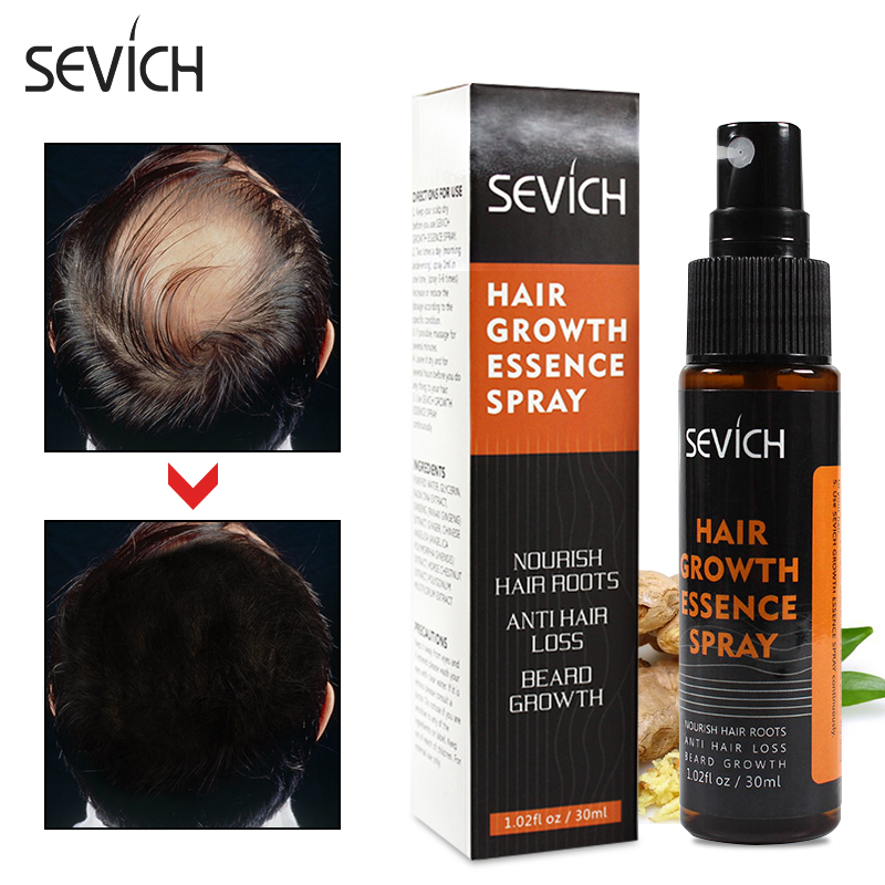 Sevich 30ml Hair Growth Essence Spray Hair Lose Liquid Damaged Hair Repair Growing Original Authentic Hair Loss Treatment