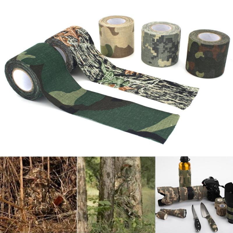 Hunting Camouflage Tape Army Camo Outdoor Hunting Waterproof Camping Camouflage Stealth Duct Tape Camouflage Cycling Stickers