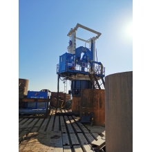 Pile driving method air-driven drilling machine