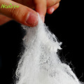 100g Polyester Stuffing White Polyester Staple Fiber 7D Hollow Plus Silicon Polyester Block Cotton for Non-woven Fabric