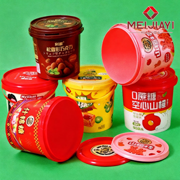 High-temperature resistant plastic packaging barrel