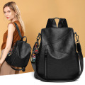 Backpack Women New Wave Anti-Theft Travel Bag Korean Version Of The Wild Fashion Large Capacity Soft Leather Women's Backpack