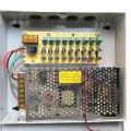 9CH AC100-240V To DC12V 5A 10A 15A Power Supply Box Adapter Transformer for CCTV Security Camera LED Strip String Light
