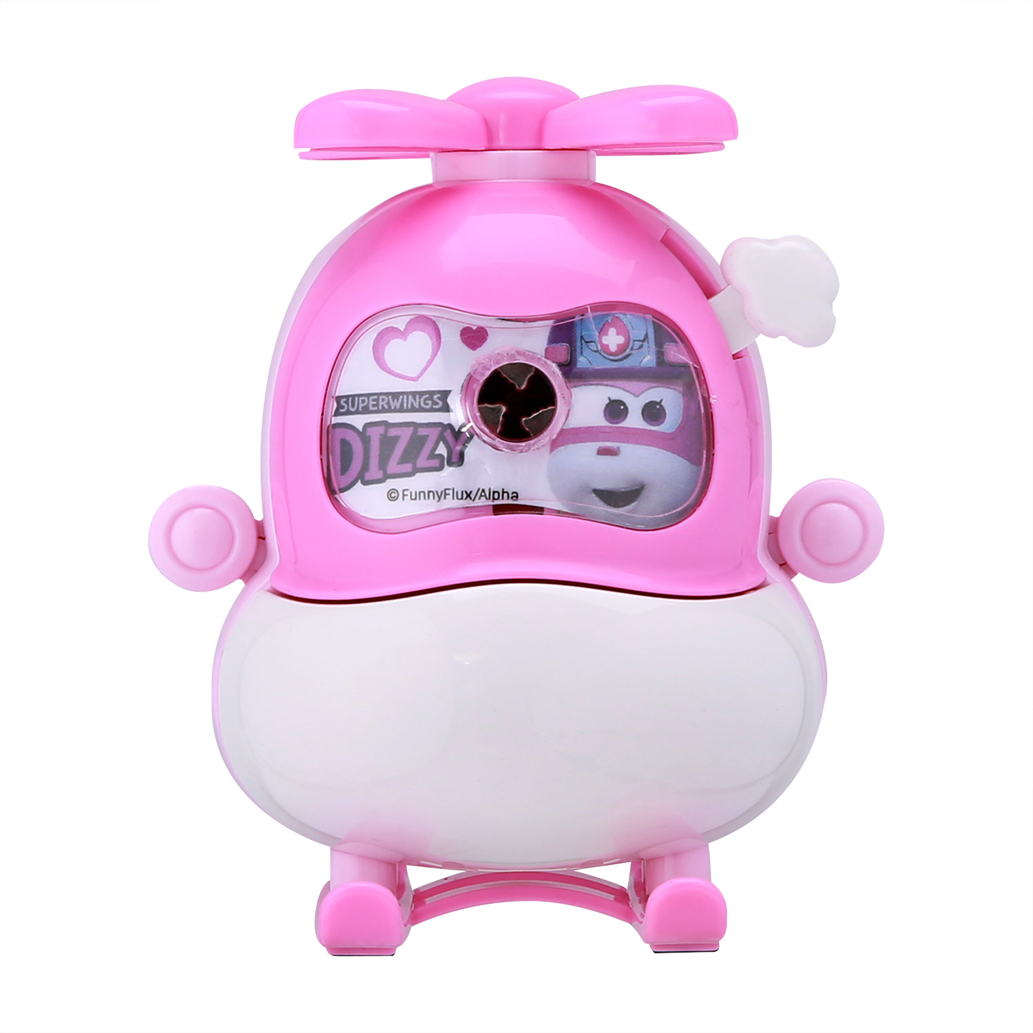 DELI ER10904 Rotary Pencil Sharpener Helicopter cute sharpener color fun gift stationery playful student school supply