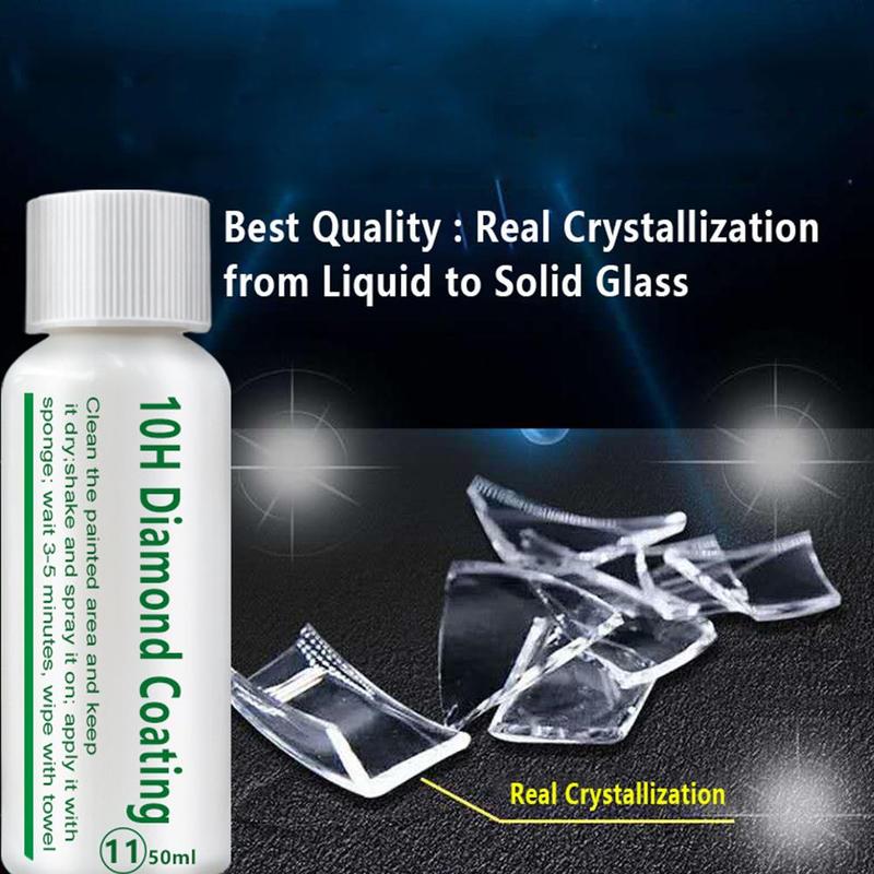 NEW 10H Diamond Coating Hydrophobic Glass Coating Ceramic Automotive Coating Car Kit Diamond Hydrophobic Glass Coating Polish
