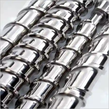 PE sheet 165 plastic extruder bimetallic screw barrel