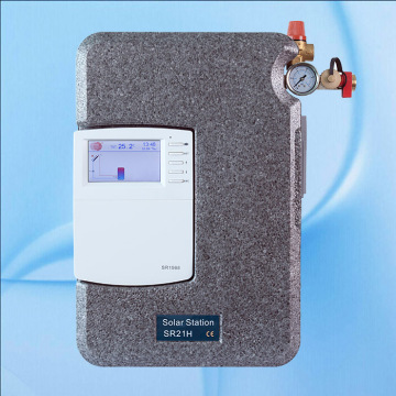 Solar group pump station SR11H/ SR21H Solar Water Heater Controller SR1568 Built in High efficiency pump Flow meter Fittings